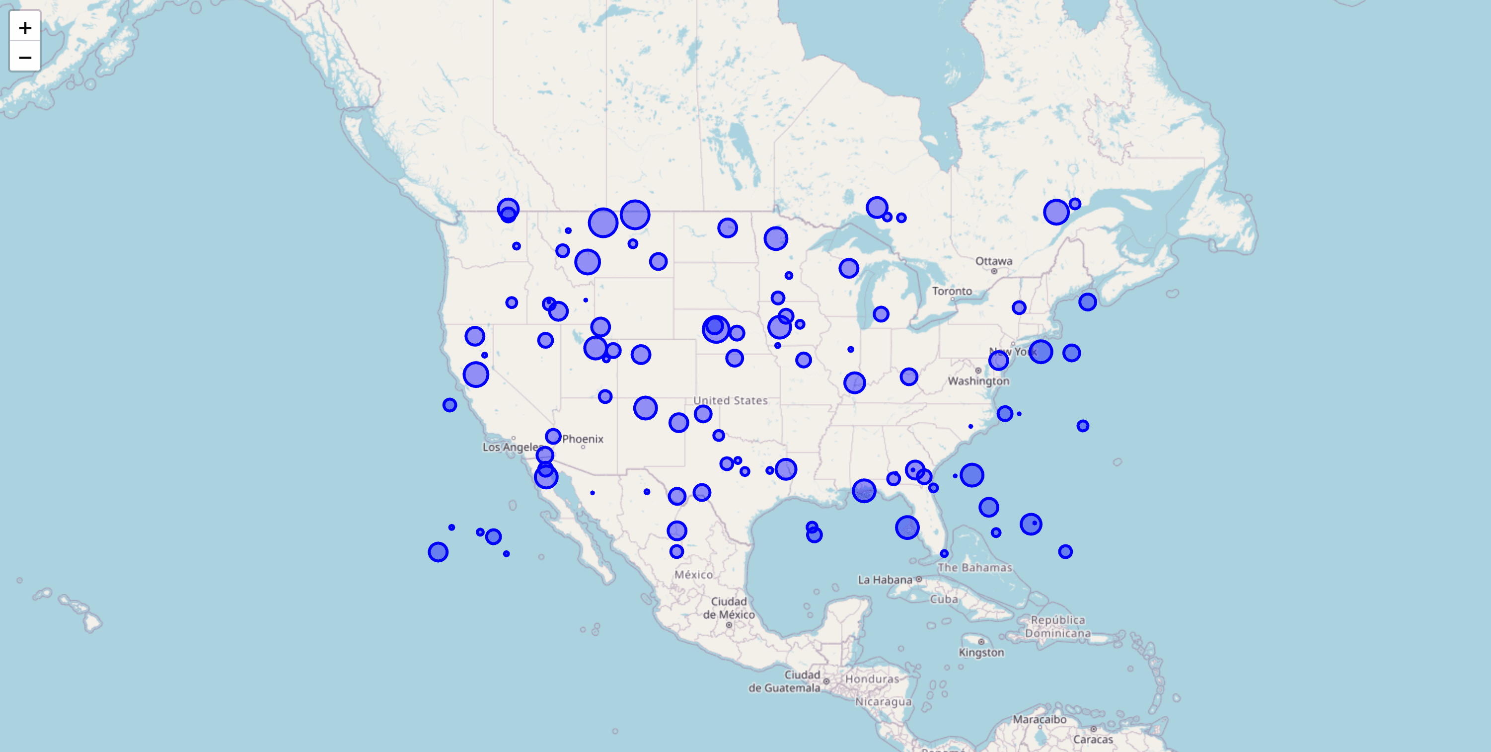 Folium visualization example